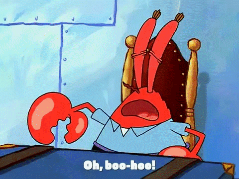 Mr Krabs Violin GIF