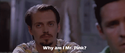 Mr. Pink GIF. This 500 x 215 animated GIF is part of our steve buscemi lipstick collection. View the original animation, share it, or browse related GIFs.