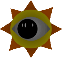 Mr Sun Yellow Sticker