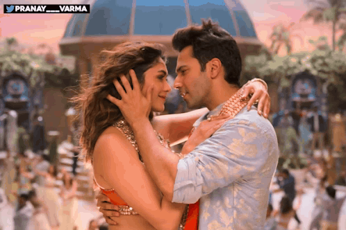 Mrunal Thakur Varun Dhawan GIF