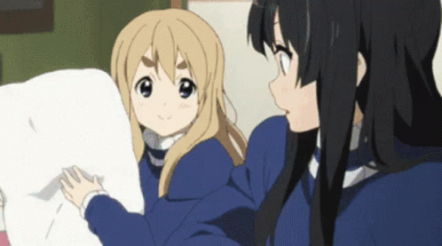 Mugi GIF. This 498 x 277 animated GIF is part of our kon mugi collection. Created by maigrl. View the original animation, share it, or browse related GIFs.