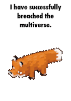 Multiverse Minecraft Sticker