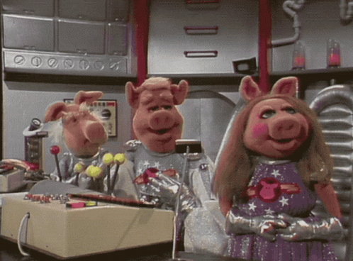 Muppets Muppet Show GIF. This 498 x 368 animated GIF is part of our pigs in space collection. Related themes include gasp, miss piggy. Created by adam807…