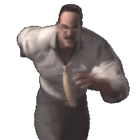 Muscle Muscle Man Sticker