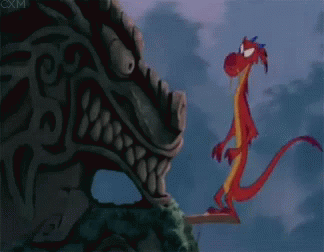 Mushu Mulan GIF. This 324 x 252 animated GIF is part of our mushu dishonor collection. View the original animation, share it, or browse related GIFs.