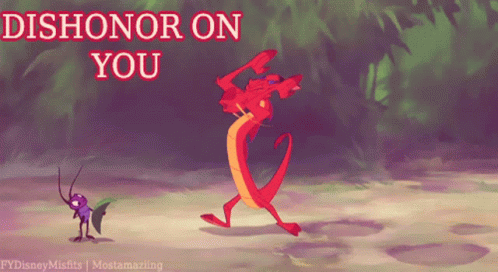 Mushu Mulan GIF. This 498 x 272 animated GIF is part of our mushu dishonor collection. Related themes include disney, shouting. Created by Hillbilly_Hikari…