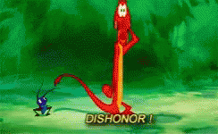 Mushu Mulan GIF. This 244 x 150 animated GIF is part of our mushu dishonor collection. Related themes include shame. Created by CasMcKenzie5. View the…