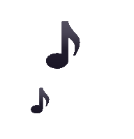 Musical Notes Joypixels Sticker