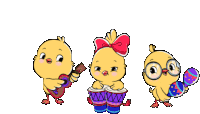 Musically Chickie Sticker