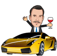 Mustache Cryptostache Sticker