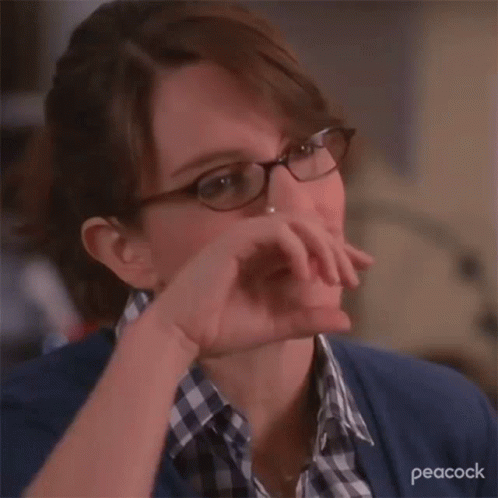 Mustache Liz Lemon GIF