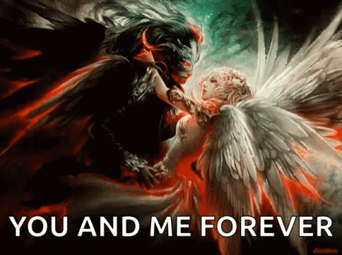 My Angel Roxanne Demon And Angel Love GIF