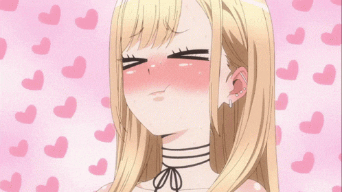 My Dress Up Darling Anime Girl Blushing GIF