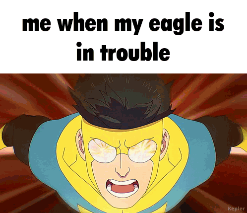 My Eagle Inv GIF. This 498 x 429 animated GIF is part of our i am invincible collection. Created by mighty_. View the original animation, share it, or…