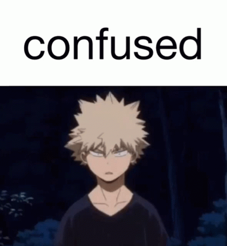 My Hero Academia Confused GIF