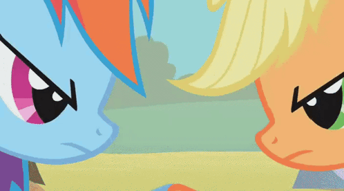 My Little Pony Friendship Is Magic Appledash GIF. This 498 x 276 animated GIF is part of our tongue kissing collection. Related themes include blushing…