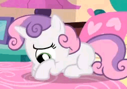My Little Pony Friendship Is Magic Sweetie Belle GIF. This 250 x 176 animated GIF is part of our sweetie belle collection. Related themes include sad…