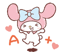 My Melody Onegai My Melody Sticker