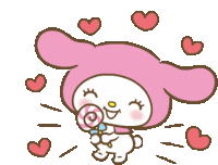 Mymelody Happy Sticker