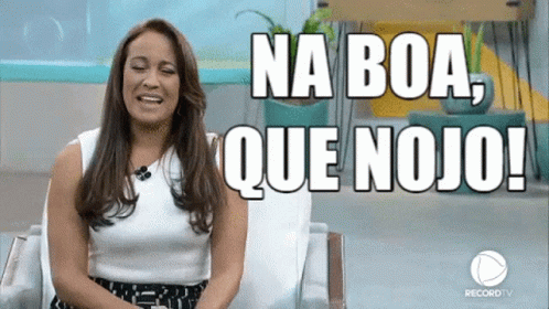 Na Boa Que Nojo Shaking My Head GIF
