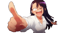 Nagatoro Laughing Sticker