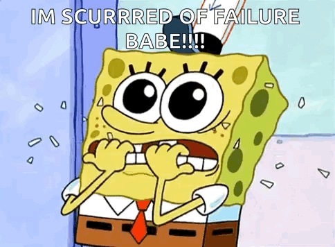 Nail Biting Spongebob GIF