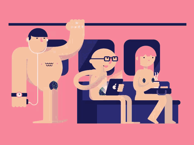 Naked Naked Transport GIF