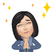 Namaste Merci Sticker
