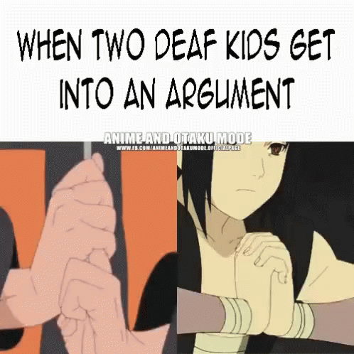 Naruto Deaf Kids GIF