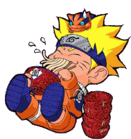 Naruto Hungry Sticker
