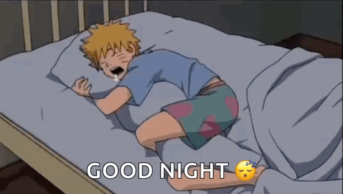 Naruto Sleep Sleep Bye Gif GIF