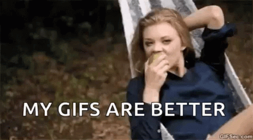Natalie Dormer Apples GIF. This 498 x 277 animated GIF is part of our natalie dormer apple collection. Related themes include flirt, smirk. Created by…