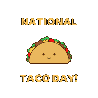 National Taco Day Taco Love Sticker