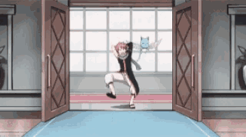 Natsu Walking GIF