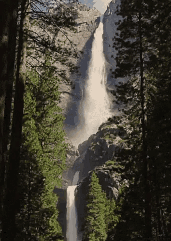 Nature Water Fall GIF