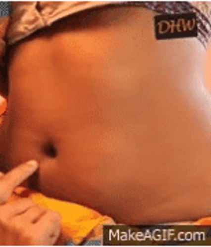 Navel Poking GIF