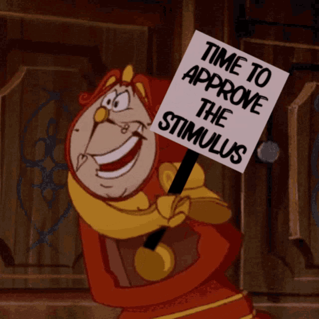 Need Stimulus Approve The Stimulus GIF