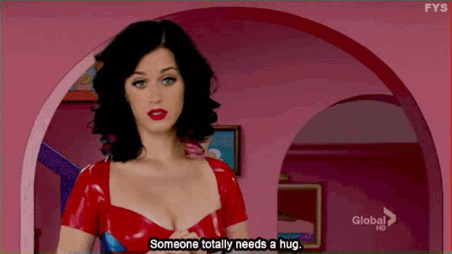 Needs A Hug Kate Perry GIF