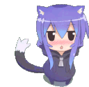 Neko Wiggle Tail Sticker