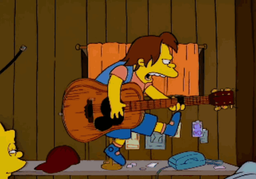 Nelson Tocando GIF