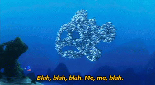 Nemo Blahblahblah GIF. This 498 x 273 animated GIF is part of our fish are friends not food collection. Related themes include fish. Created by kimmmmmm…