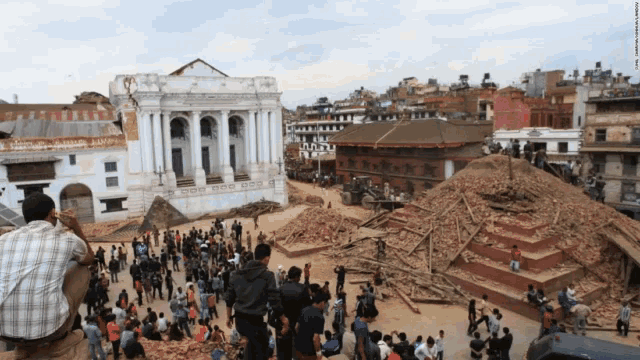 Nepal Earthquake GIF