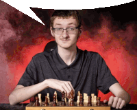 Nerd Chess Sticker