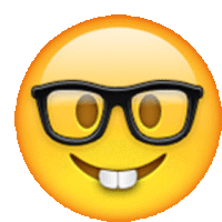 Nerd Emoji Sticker