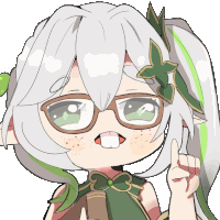 Nerd Nahida Sticker