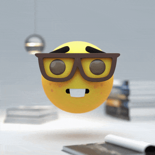 Nerd Nerd Emoji GIF