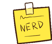Nerd Stickie Sticker