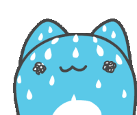 Nervous Bug Cat Sticker