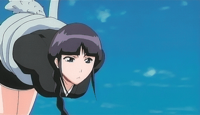 Neum Looks At Neneko Swinging Side To Side In The Air By A Tentacle GIF