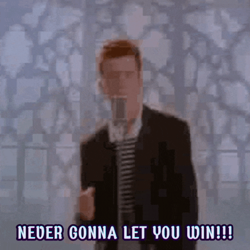 Never Gonna Give You Up Rick Roll GIF